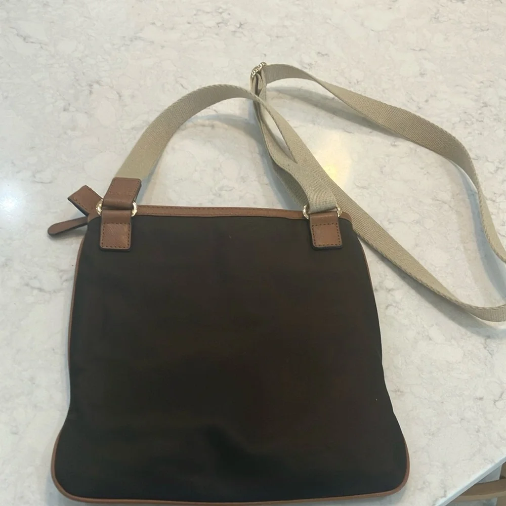 Michael Kors Black Crossbody‎ Bag Brown & Tan- Preloved